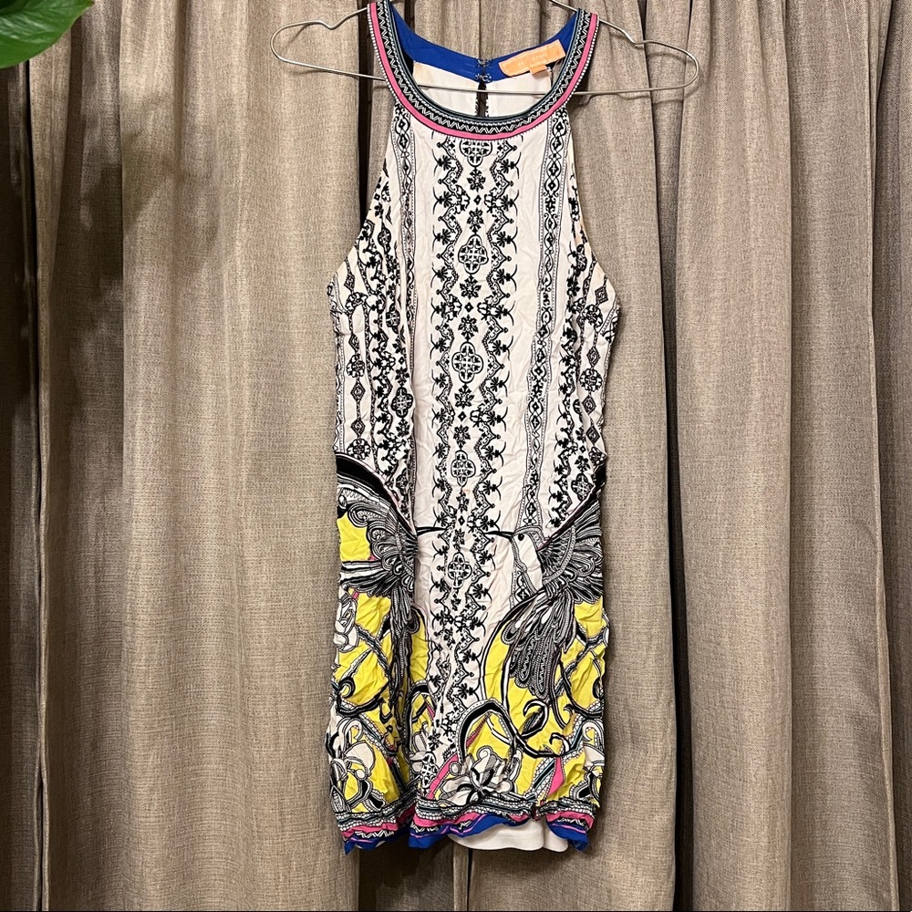 Floral Halter-Style Dress